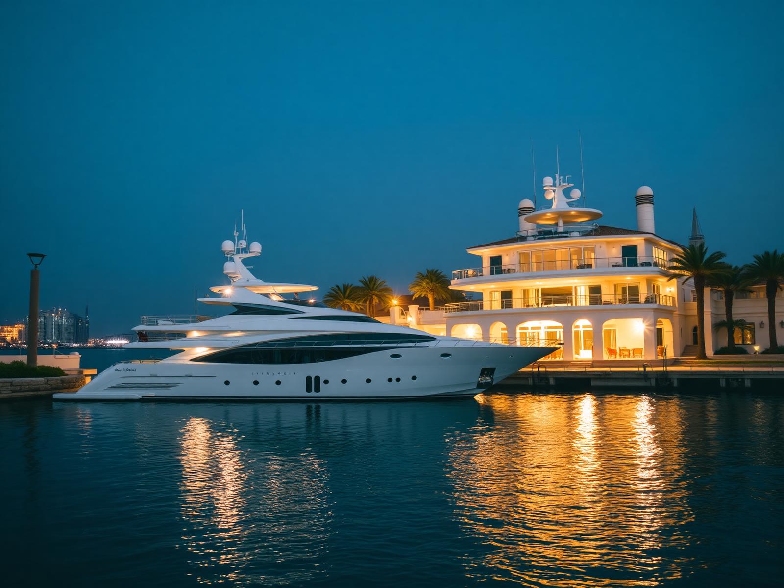 Dubai Marina yacht